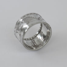 Load image into Gallery viewer, Silver 1956 Egyptian 50 Piastres Ring