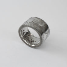 Load image into Gallery viewer, Silver 1956 Egyptian 50 Piastres Ring