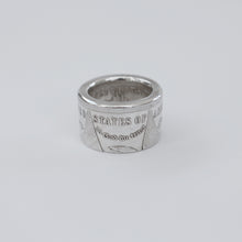 Load image into Gallery viewer, Silver 1890 USA Morgan Dollar Ring