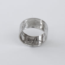Load image into Gallery viewer, Silver Queen Victoria One Rupee Ring