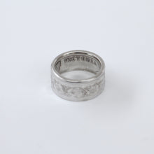Load image into Gallery viewer, Silver Queen Victoria One Rupee Ring