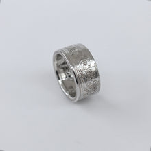 Load image into Gallery viewer, Silver Queen Victoria One Rupee Ring