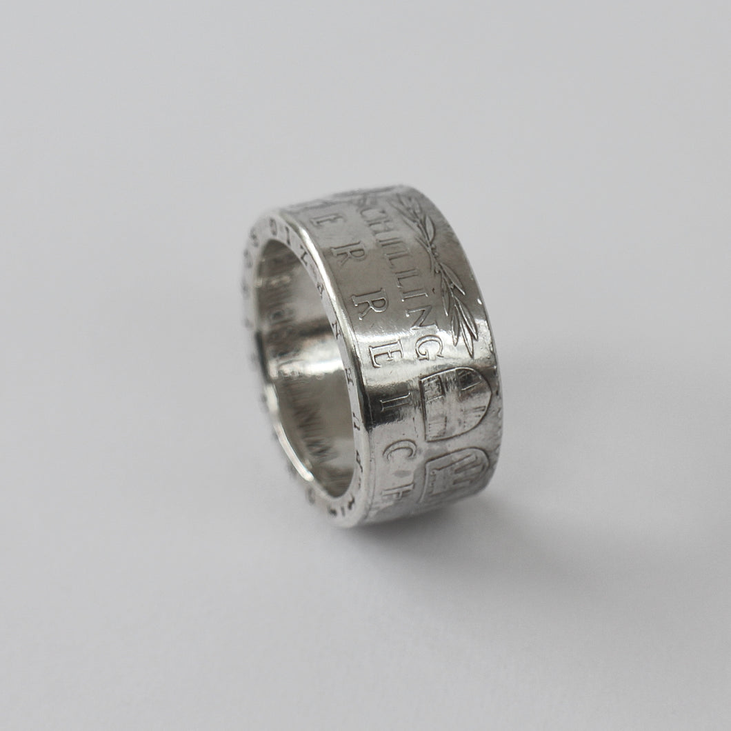 Silver 1964 Austrian 50 Schilling Ring