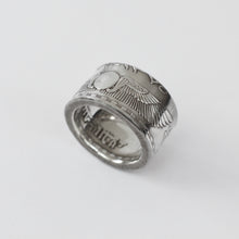 Load image into Gallery viewer, Silver 1956 Egyptian 50 Piastres Ring
