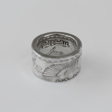 Load image into Gallery viewer, Silver 1956 Egyptian 50 Piastres Ring
