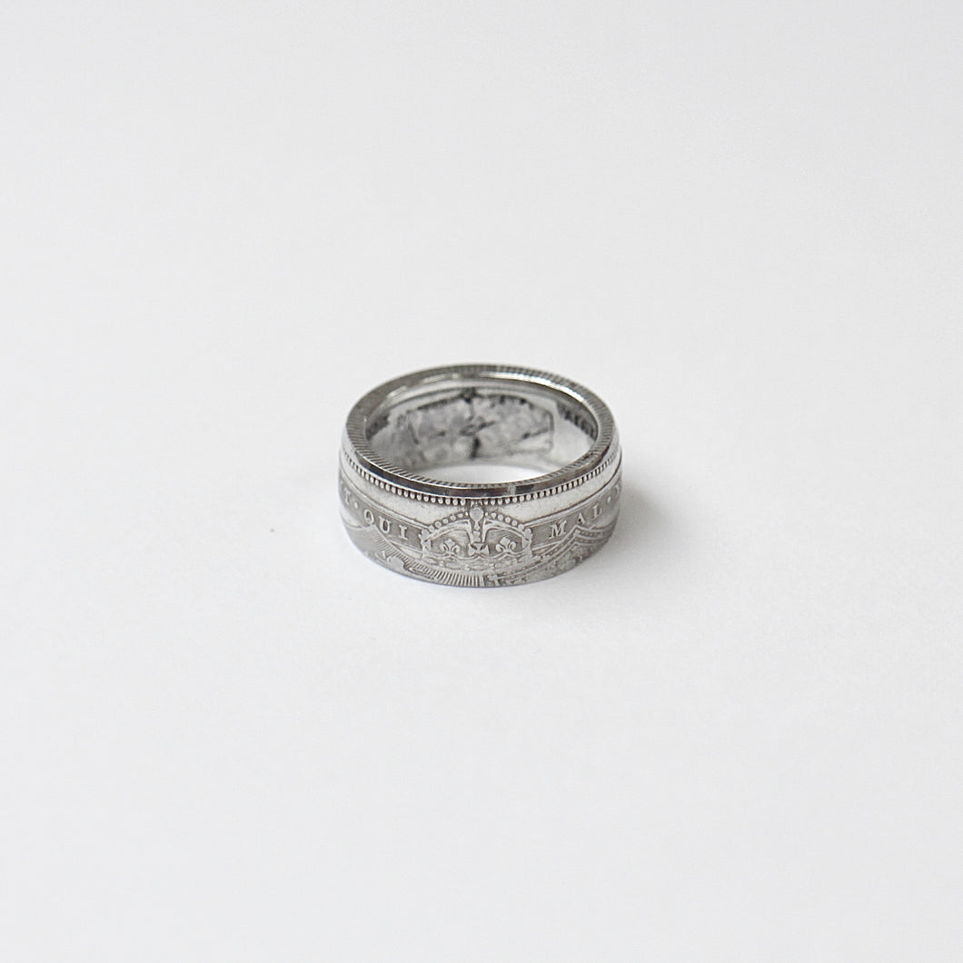 Sterling Silver Victoria One Shilling Ring