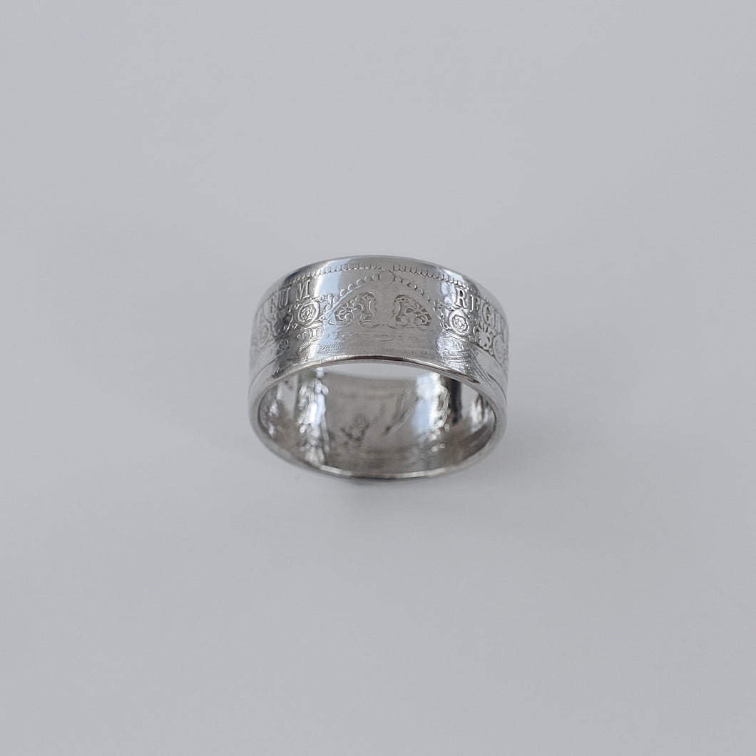 Sterling Silver Victoria Half Crown Ring