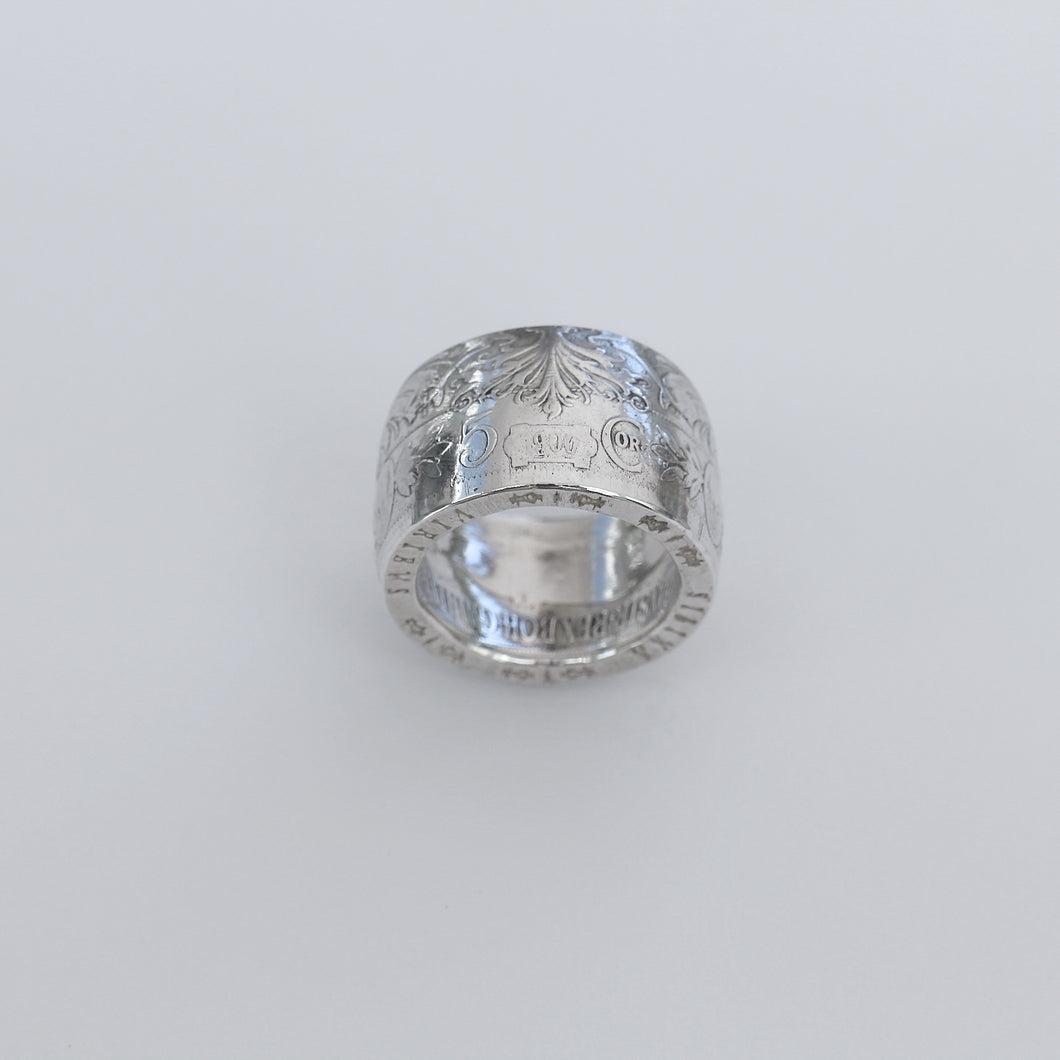 Silver Austrian 5 Corona Ring