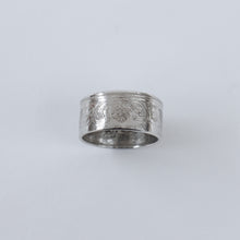 Load image into Gallery viewer, Silver Queen Victoria One Rupee Ring
