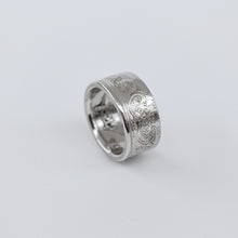 Load image into Gallery viewer, Silver Queen Victoria One Rupee Ring
